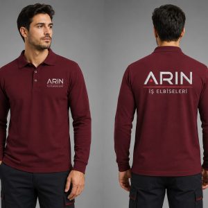 Bordo Lacos Tişört